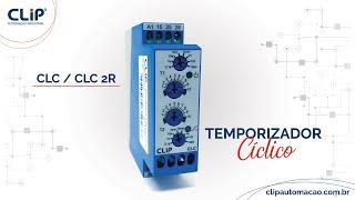 Temporizador Cíclico Analógico CLC / CLC2R - Clip Automação Industrial