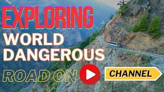   World Dangerous Road Capture in Drone View #kalpa #kinnaur #india  ||  #hrtc #dji #omg