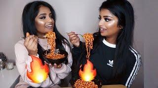  Extreme Spicy Ramen Noodles Challenge 