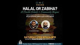 A Sheikh Debate Halal Or Zabiha? W/ Sh. Mohamad El Zahed - Sh. Mustafa Umar and Sh. Tarik Ata