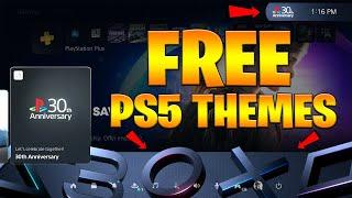 How to get the NEW PS5 Themes Home Screen FOREVER on PlayStation 30th Anniversary! (PlayStation 5)