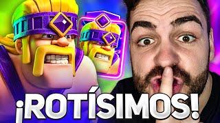 ¡DESBLOQUEO LOS BARBAROS EVOLUCIONADOS EN CLASH ROYALE!