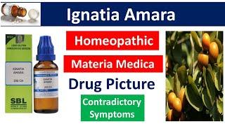 Ignatia Amara Homeopathic Medicine | Drug Picture | Materia Medica #bhms