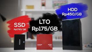 LTO - Data storage is much cheaper than HDD.