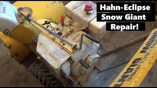 A Repair of a Different Kind!! - 1972 Hahn-Eclipse Snow Blower Repair -  Tecumseh H60 Engine Repair