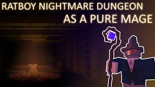 Ratboy nightmare dungeon as a pure mage | Roblox | Fantastic Frontier