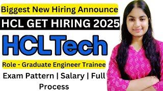 Latest off Campus Hiring | HCLTECH Hiring | OFF Campus Drive For 2021,2022, 2025, 2024 Batch | Jobs