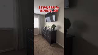 What can $354,999 buy in Airdrie, AB? #airdrietownhome #airdriehomes #airdriehomesforsale