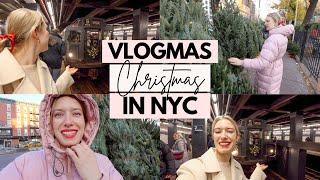 VLOGMAS Day 2: Christmas in NEW YORK! Holiday Nostalgia Train Ride, Nordstrom Santa Snow Show