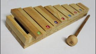 How to make Xylophone - DIY Music Instruments