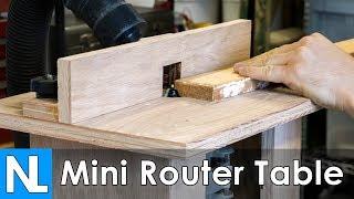 How to make a Mini Router Table // Woodworking DIY