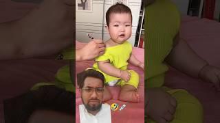 vaccination pack #funnybaby #funny #vaccination #babyvaccination #baby #cutbeaby #viralbabyclip