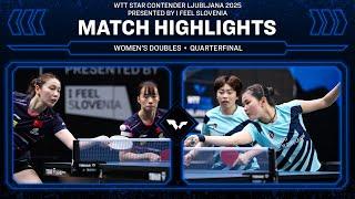 Qian/Shi vs Kim/Ryu | WD QF | #WTTLjubljana 2025