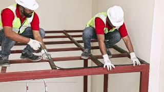 EVEREST MEZZANINE floor Installation Process.