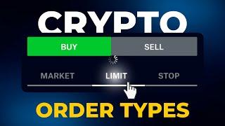 Crypto Order Types: Market Order, Limit Order, Stop Loss & Stop-Limit (Animated)