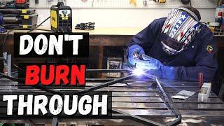 Stick Welding Thin Tubing *How Not to Burn Through