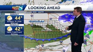 Iowa Weather: Warmer and breezy Sunday