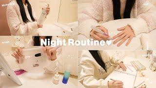 Cozy Night Routine | productive evenings, skin care & hair care