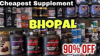 100% ORIGINAL Supplement Market in Bhopal | Whey Protein 90% Off | Protein | BCAA | Creatine