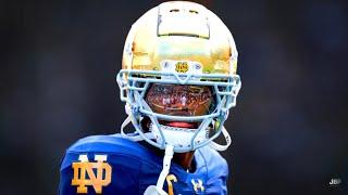 The Human Seatbelt  || Notre Dame CB Benjamin Morrison Highlights  ᴴᴰ