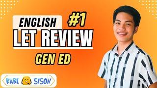 ENGLISH LET Review #1: General Education | Educ Hacks