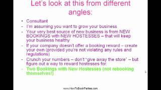 How to Book Parties for your Home Party Sales Business - Video 3