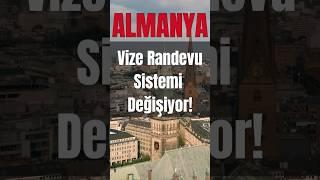 Almanya Schengen Vizesi İçin Yeni Randevu Sistemi #idatarandevu