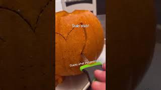 Carving my pumpkin! #furry #therian #pumkincarving #meme #boykisser #antizoo #cringe