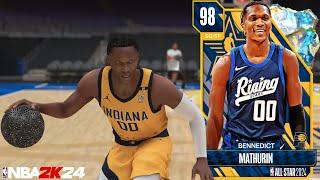 Galaxy Opal Benedict Mathurin | Gameplay & Review | NBA 2K24 MyTeam