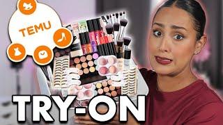 *NEW* TEMU Makeup Try-On | Cheap Makeup Product Review