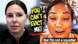 Smug Sovereign-Squatter "BOUGHT" The House...Brings 'PROOF' To Court!!! EVICTION KARMA!!