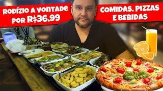 RODÍZIO DE COMIDAS, PIZZAS E BEBIDAS A VONTADE POR R$36,99 - CASCATA PORTUGAL