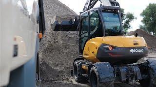 Mecalac 7MWR 9MWR: the allround mobile excavator