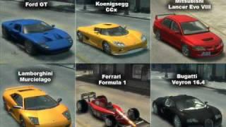 GTA4 Mod: Custom Cars - Handling Package v1