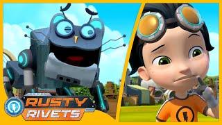 Rusty Makes a Robot Cat  | Rusty Rivets | Cartoons for Kids