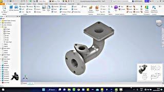 Autodesk Inventor Isometric 3d modelling