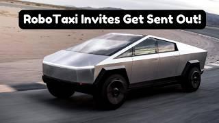RoboTaxi Invites Get Sent Out!