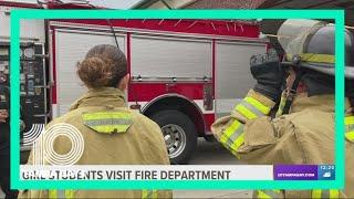 Lakeland Fire Department on Main Street has some special visitors Wednesday