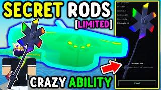 TESTING CRAZY SECRET RODS in Roblox Fisch..