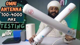 5G 4G 3G Omni Antenna 700 to 4000 MHz Testing With Tp-Link MR600 Airtel 5G Dabba Booster 5G Mobile