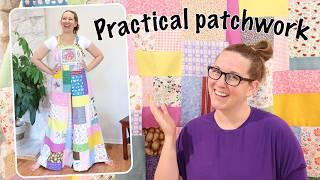 I Made Insanely Fun Patchwork Overalls