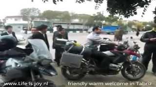 Iran on BMW R1200GS motorbike. Traveling from Holland to Nepal. Moto motorcycle world travel