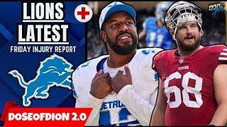 Lions Are Getting HEALTHY Just In TIME?! Lions Vs 49ers Injury Report