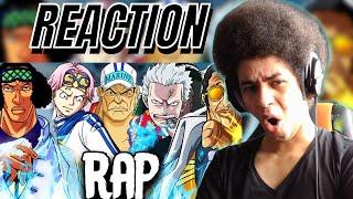 Rapper Reacts To ONE PIECE MARINE RAP CYPHER | RUSTAGE ft. Shofu, DizzyEight, Shwabadi & More