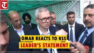 J-K CM Omar Abdullah reacts to Dattatreya Hosabale's statement