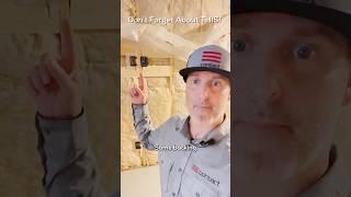 What to do before drywall goes up - backing for TVs, shelves and cabinets!