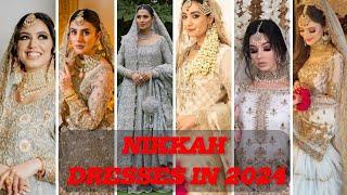 Bridal Nikkah Dresses 2024 | Nikkah Bridal Dresses Designs