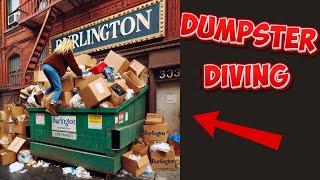 Dumpster Diving   Employees Tried To Hide It!