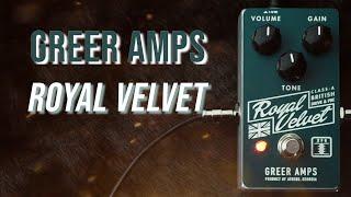 MAS Distro: Greer Amps - Royal Velvet British Class A Preamp/Overdrive