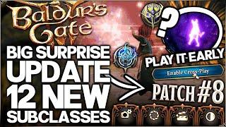 Baldur's Gate 3 - New MASSIVE Content Update & 12 New Classes CONFIRMED - Full Patch 8 Breakdown!